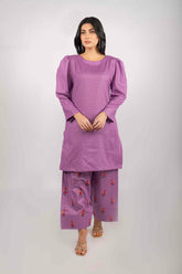 Lawn Embroidery Farshi 2PC